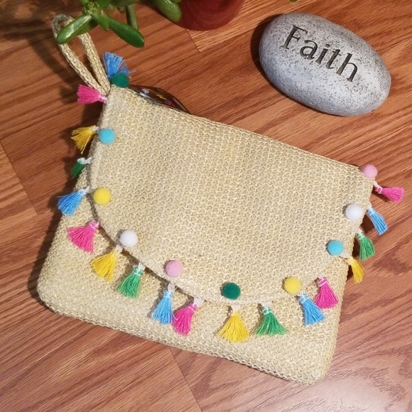 New straw hand bag, beach - Picture 1 of 6